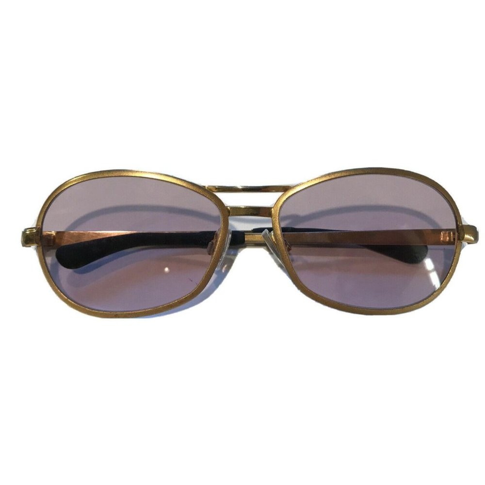 Hirsch Vintage Sunglasses Real Gold w Brand New P